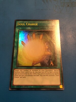 Yugioh Ultra Rare Seelenladung DRL3-DE051 1. Auflage