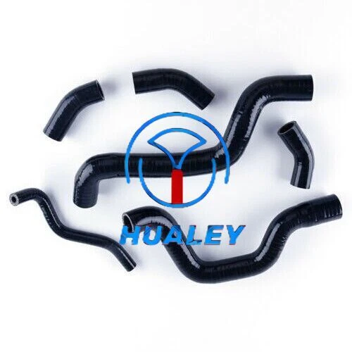 Manguera negra de silicona de carbón para Suzuki SV650S/SV650 K5-K9 2006 2007 2005-2009 Foto 4 de 4