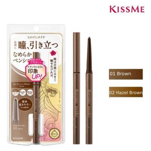 [Isehan Kiss Me ] Heroine Maquillaje Suave Define Crema Lápiz Ojos 0.1g Japón - Imagen 1 de 5