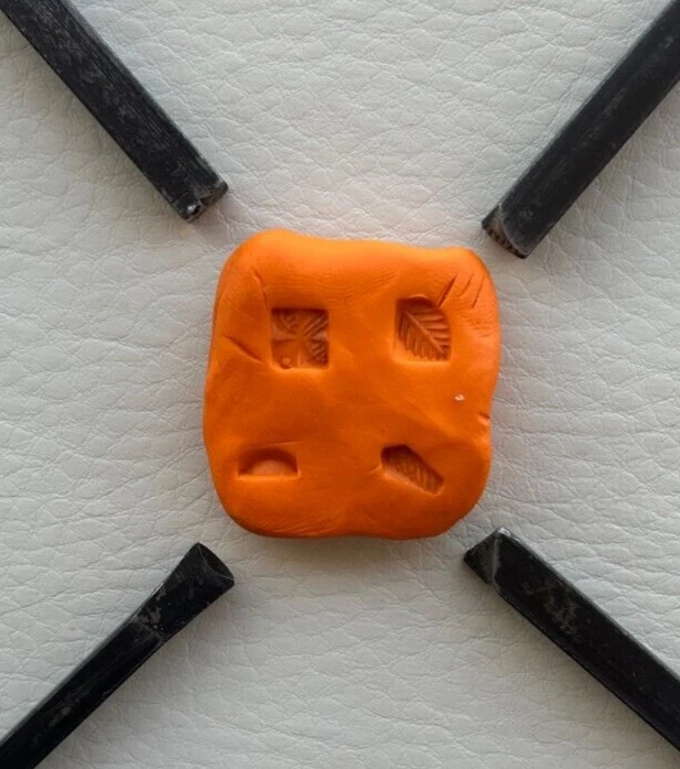 Vintage Indian Iron Punch Stamp Jewelry Stamping Tool 4pcs - Image 3 of 4