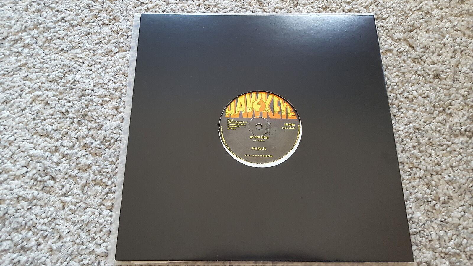 Desi Roots - Go deh right 12'' Reggae Vinyl