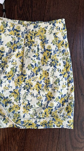 Lovers + Friends Warren gelb blau Blumen hoher Bund Shorts Damen REVOLVE XL - Bild 2 von 8