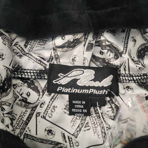 Platinum Plush Girls Hoodie Black Million Dollar Babe Embellished Full Zip L New - Picture 7 of 7