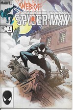 Web of Spider-Man #1 Marvel Vulturions black costume Venom symbiote Simonson VF