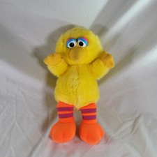 Vintage Hasbro Softies Sesame Street Baby Big Bird 11" Plush Stuffed Animal Toy