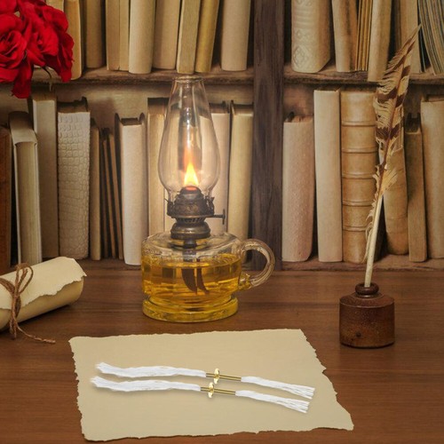 6 PCs Kerzen Docht Ersatz Legierung Legierung Dochtrohr Kerosinlampe Öllampen - Bild 5 von 12