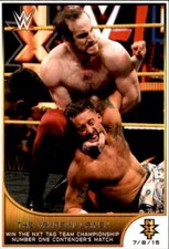 The Vaudevillains 2016 Topps Road To Wrestlemania Card #101