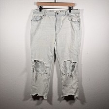 Free People We The Free Crop Jeans Size 32