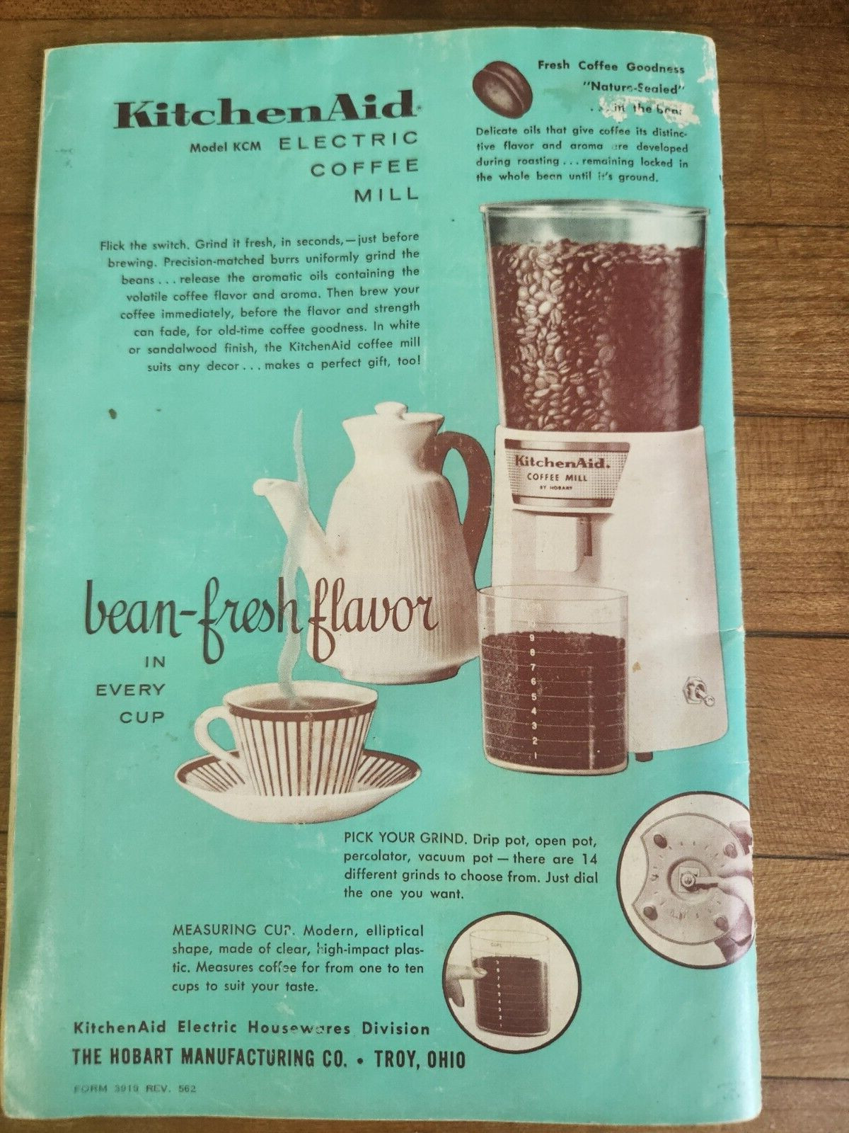 Vintage KitchenAid Hobart 1962 Recipes Instructions Booklet 4-C, K45 K5-A EUC