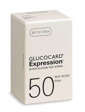 Arkray Glucocard Expression Blood Glucose Test Strips 50 Pack
