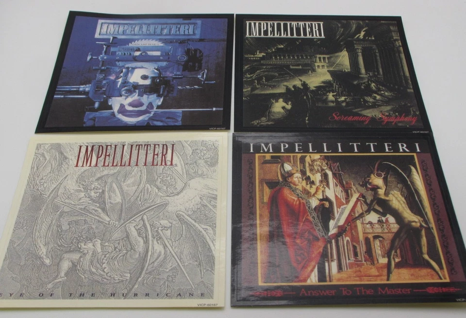 Impellitteri Eye Of The Hurricane 4sticker Limited VICP6016W/ OBI Japan CD C420 Foto 3 de 4