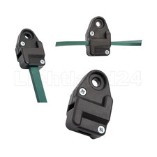 Universal Aufhängung / Endstück - SCHWARZ - f Illu Lichterkette Flachkabel IP44