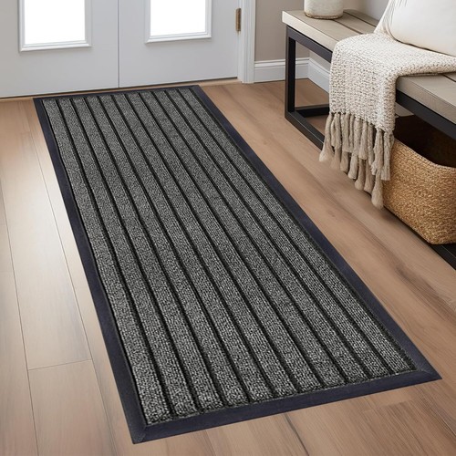 Non Slip Heavy Duty Rubber Barrier Mat Hall Hallway Kitchen Runner Rug Door Mats - Picture 2 of 55