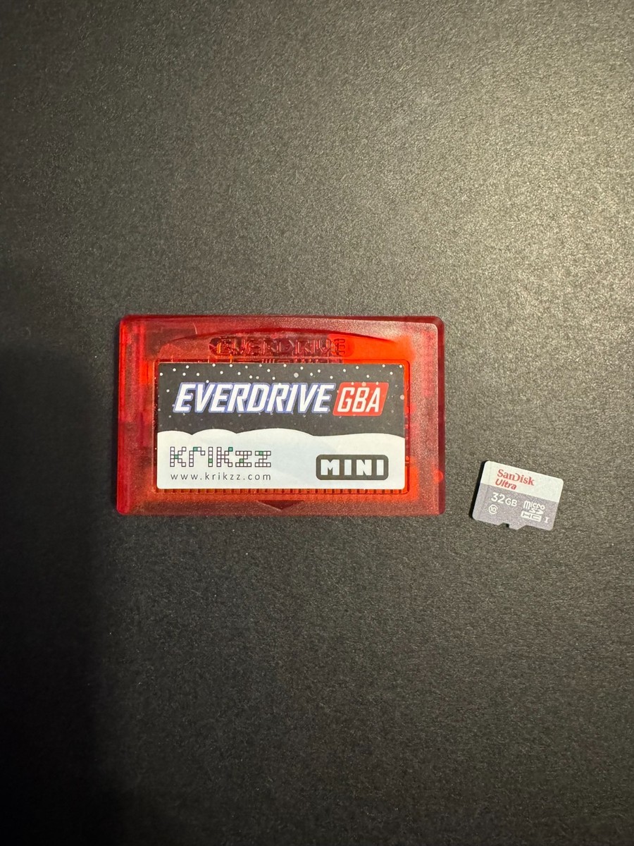 Everdrive GBA Mini - Krikzz Everdrive - Loaded SD Included