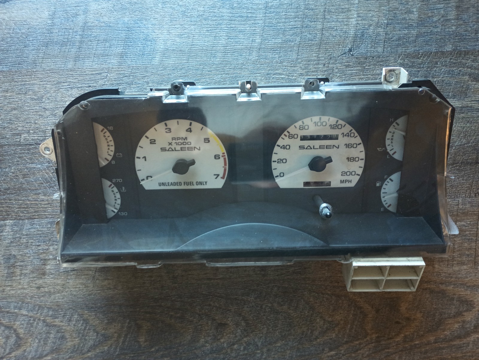 1987-89 MUSTANG LX GT 200 MPH Saleen Cobra SPEEDOMETER GAUGE INSTRUMENT CLUSTER