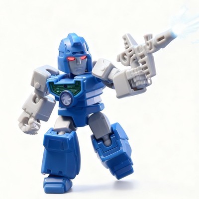 Transformers G1 Blokees Defender Version 05 Reflector Action