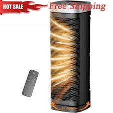 Space Heater, WINHL 17 Inches  for Indoor Use with Thermostat and Remote