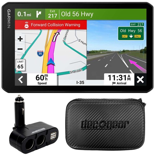 Garmin RVcam 795 7" RV GPS Navigator w/ Dash Cam + Accessories Bundle - Picture 2 of 12