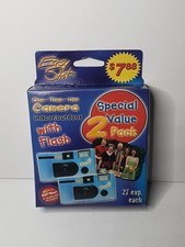NOS One Time Use Indoor / Outdoor Easy Shot Disposable Camera 2 Pack Expired