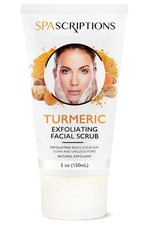Turmeric Exfoliating Facial Scrub Natural Exfoliant to Cleanse Skin, Face Wash