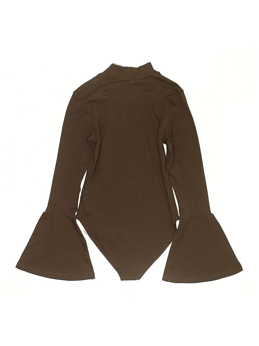 Assorted Brands Women Brown Bodysuit S View 2