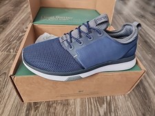 Kuru Atom Mens Size 11 Blue Gray White Athletic Running Walking Shoes Sneakers