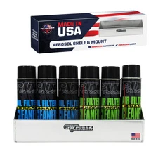 Pit Posse Aluminum 6 Aerosol Can Storage Shelf Organizer Rack Garage Trailer USA