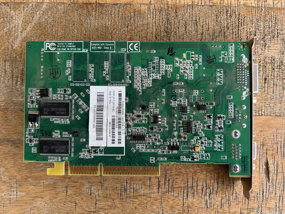 Diamond Multimedia Radeon 9600SE 128MB DDR AGP 8x Video Card Tested working - Image 3 of 4