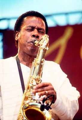 Wayne Shorter American saxophonist during a concert 2001 Old Music Photo 8