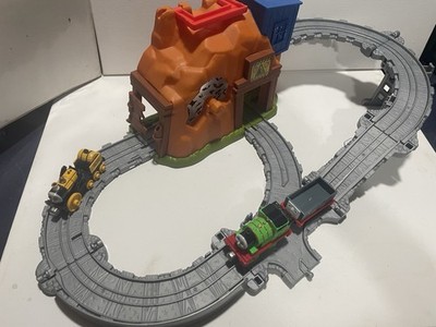 Thomas & Friends Take Along Take N Play Percy to the Rescue Set w/ Ulfstead Mine