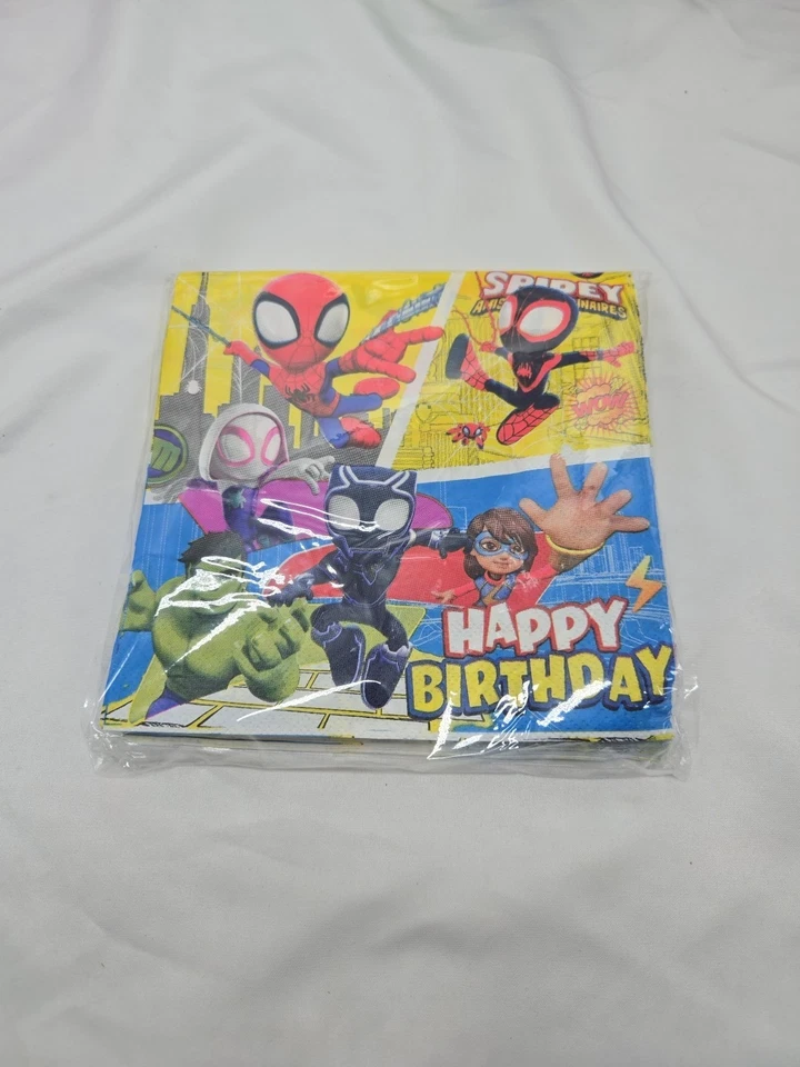 Spidey and His Amazing Friends Birthday Party Supplies Decorations For 30 Kids - Image 4 of 4