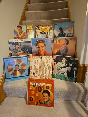 Lot Of 10 ELVIS PRESLEY Record Albums LP - Please Read Description! Lot AA