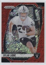2024 Panini Prizm Rookies Red Shimmer Prizm 6/35 Dylan Laube #330 yq2