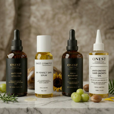 Onest cosmetics Anti Greying Hair Growth Oil | My Perfect Skin Serum Organic