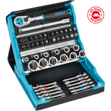 Hazet 2200sc-2-pd Porsche Motorsport Smartcase Metric 14 Socket Set 50 Pieces