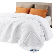 Comforter Duvet Insert - Quilted Comforters Size, All Season Queen White