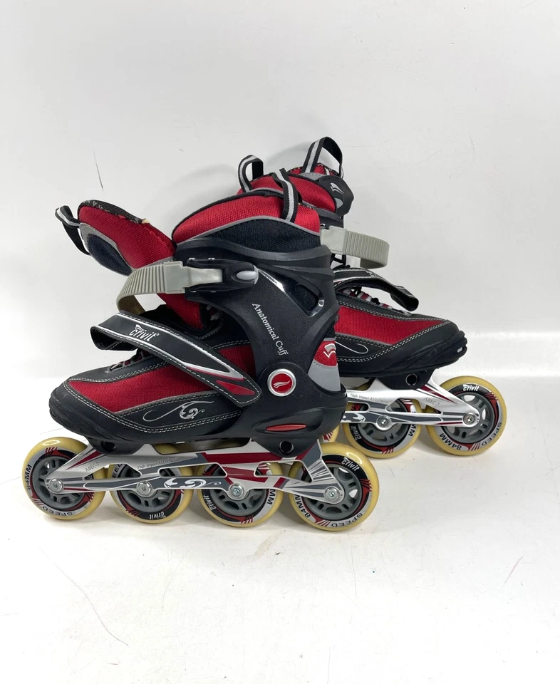 Crivit Inline Skates Anatomical Cuff Größe 38 schwarz rot - Bild 4 von 4