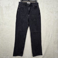 Abercrombie & Fitch The Ankle Straight Ultra High Rise Jeans Curve Love 29 8L