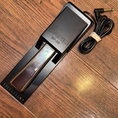 GENUINE Casio SP-20 Sustain Pedal Works Keyboard Piano Plug-In OEM Original