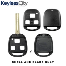 3-Button Remote Head Key SHELL Fits 1997-2011 Lexus / TOY40 / HYQ12BBT, HYQ1512V
