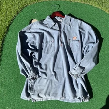 Vintage Quicksilver Mens xtra Large Salt Water Denim Long Sleeve Button Up Shirt