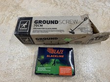 60ft Trailblaze Slackline Kit Plus Gibbon Groundscrew - NEW Condition