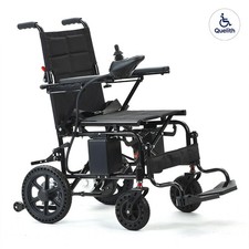 Lightweight Foldable Electric Wheelchair for Adults, Motorized Power Wheelchair