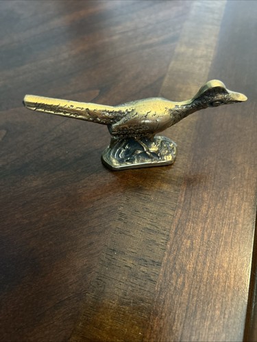 Vintage Road Runner Messing Figur Briefbeschwerer klein - Bild 3 von 4