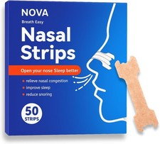 Instant Relieving Nasal Strips   50 Count for Better Sleep  Congestion Relief