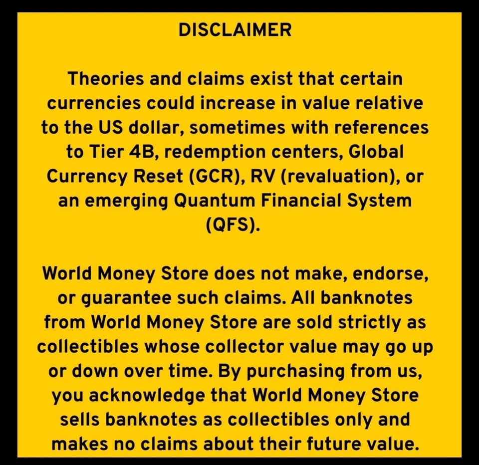 Casa rodante Tier 4b GCR Venezuela 100 piezas 50 soberanos = 500 mil millones de bolívares sin circular P105 D5 Foto 3 de 3