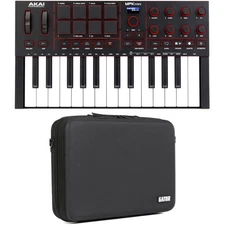 Akai Professional MPK Mini IV MIDI Keyboard Controller with Case- Black