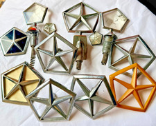 Vintage Chrysler Mopar Pentastar Emblem Lot Hood Ornaments Dodge Plymouth Badges Vintage Chrysler Mopar Pentastar Emblem Lot Hood Ornaments Dodge Plymouth Badges