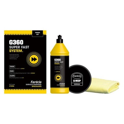 Farecla KT3006 G360 Super Fast High Gloss 1L Professional Finish Polishing Kit