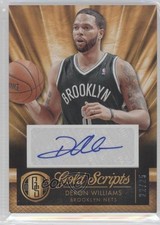 2013-14 Panini Gold Standard Gold Scripts 22/25 Deron Williams #39 Auto 4p7